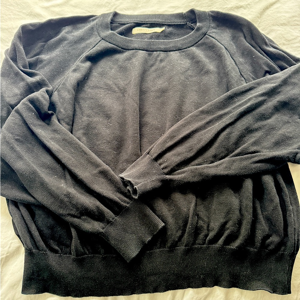 Christy Dawn Sonny Sweater in Black, Size M